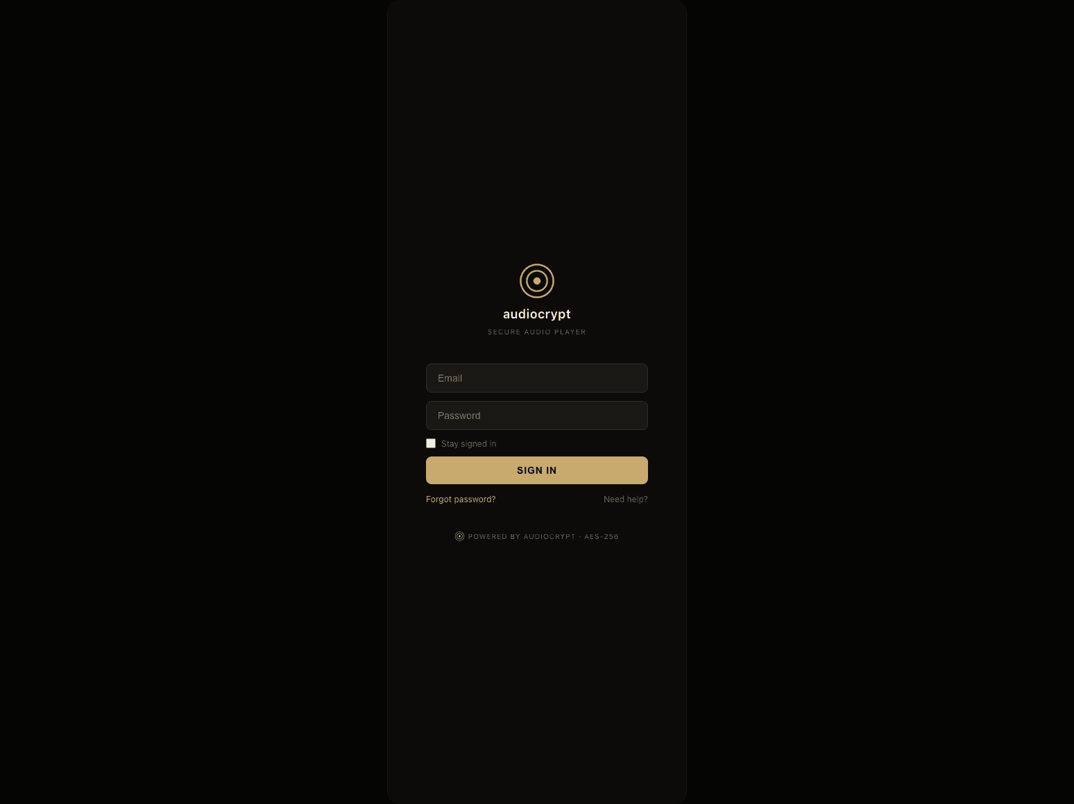 Standalone secure player — AES-256 license-gated offline playback.
