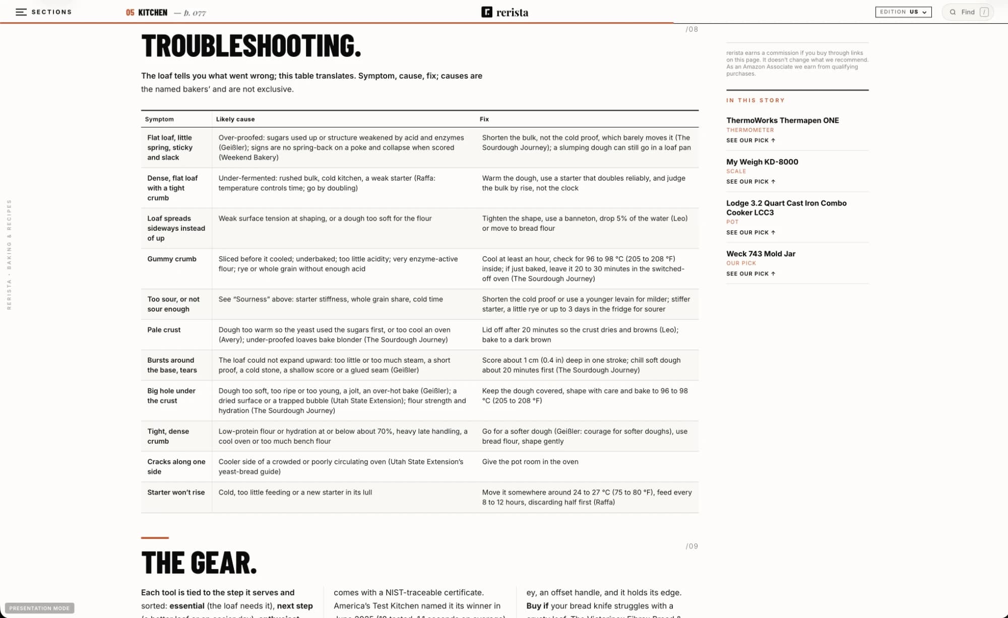 Troubleshooting: symptom, cause, fix.